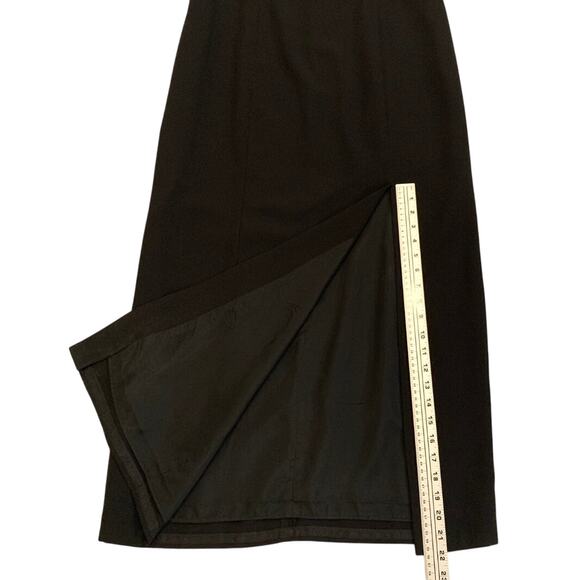 Liz Claiborne Night Womens Long Black Beaded Evening Gown Size 10-? Labeled 14 - Picture 9 of 16